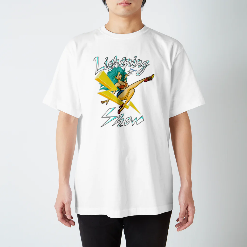 nidan-illustrationの“Lightning Show” スタンダードTシャツ