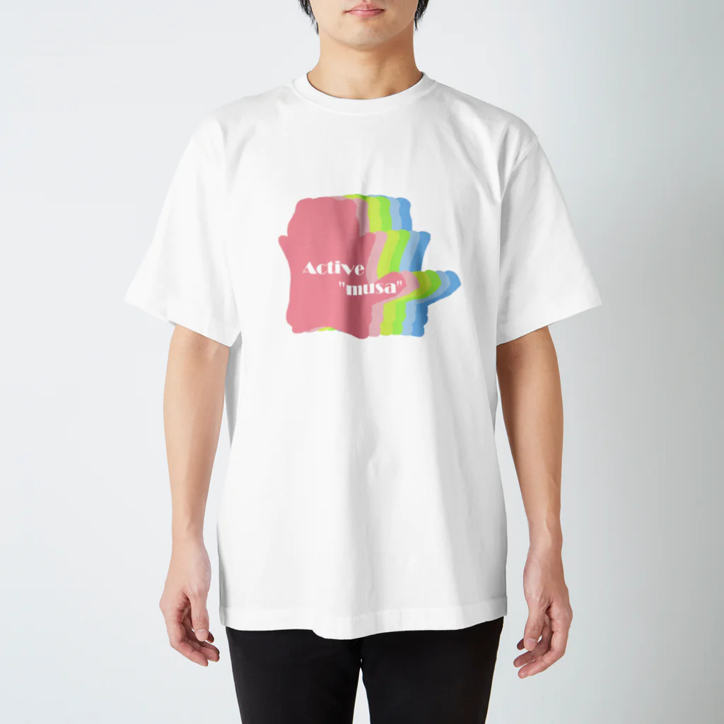 Savlemittsの子むさグラデーション Regular Fit T-Shirt