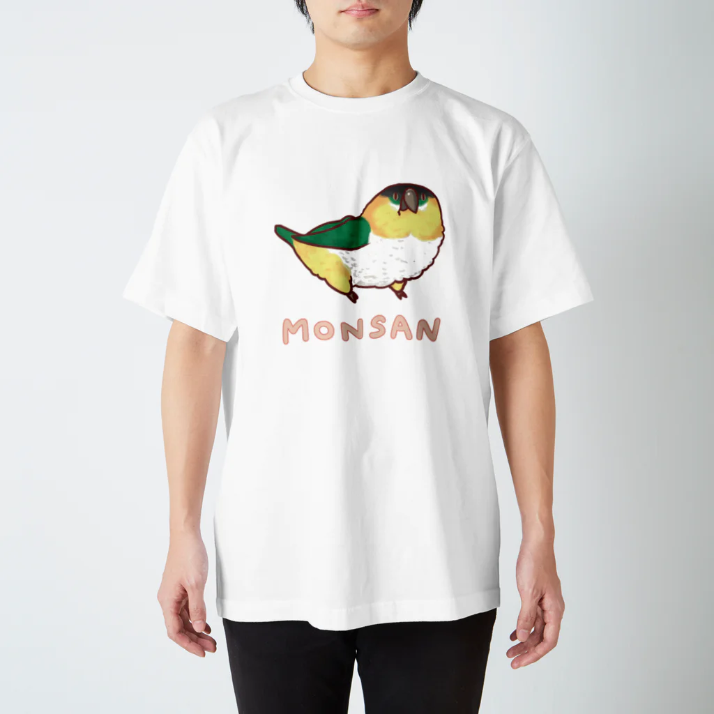 MONSAN SHOPの《MONSAN》ズグロシロハラ スタンダードTシャツ