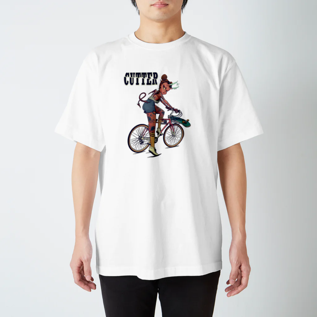 nidan-illustrationの"CUTTER" スタンダードTシャツ