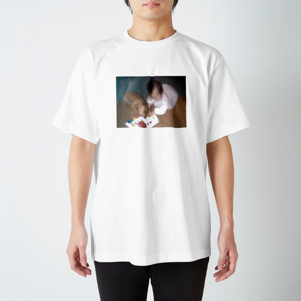 私とミニチュアダックスフンドの私と犬☆☆ スタンダードTシャツ