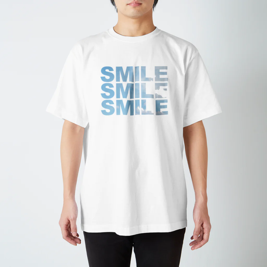 NPO法人SMILE ANIMALSオフィシャルショップの3SMILE_SKY00221 スタンダードTシャツ