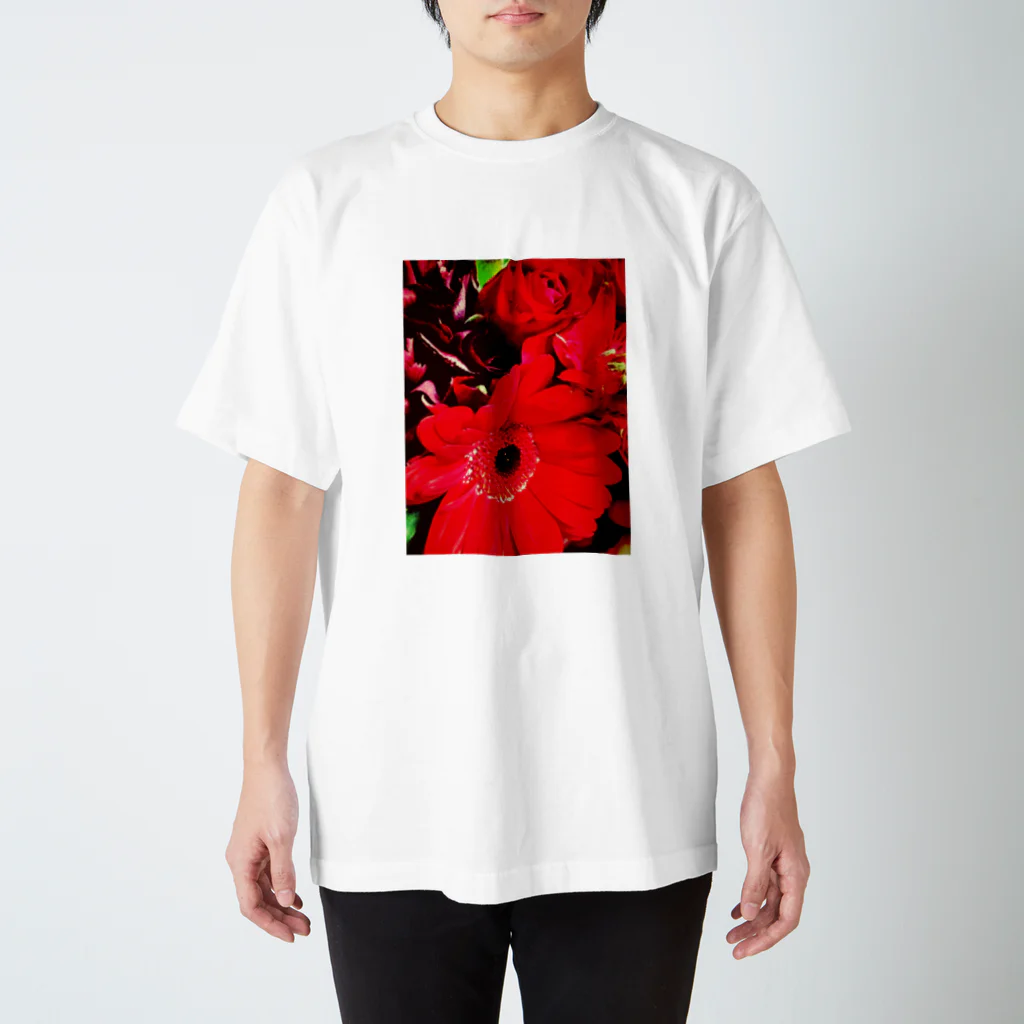 廉のflower＊ Regular Fit T-Shirt