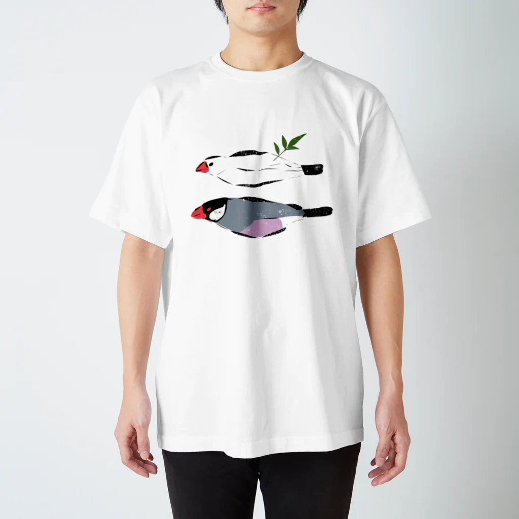 EASEのひもの文鳥 Regular Fit T-Shirt