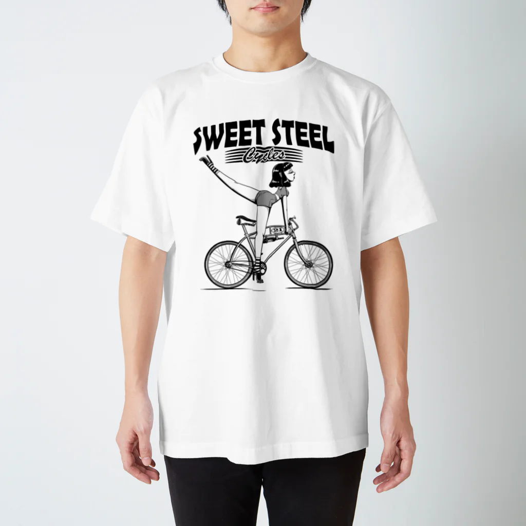 nidan-illustrationの"SWEET STEEL Cycles" #1 Regular Fit T-Shirt