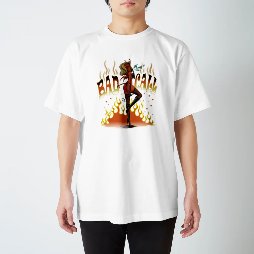 nidan-illustrationの"BAD CALL" スタンダードTシャツ