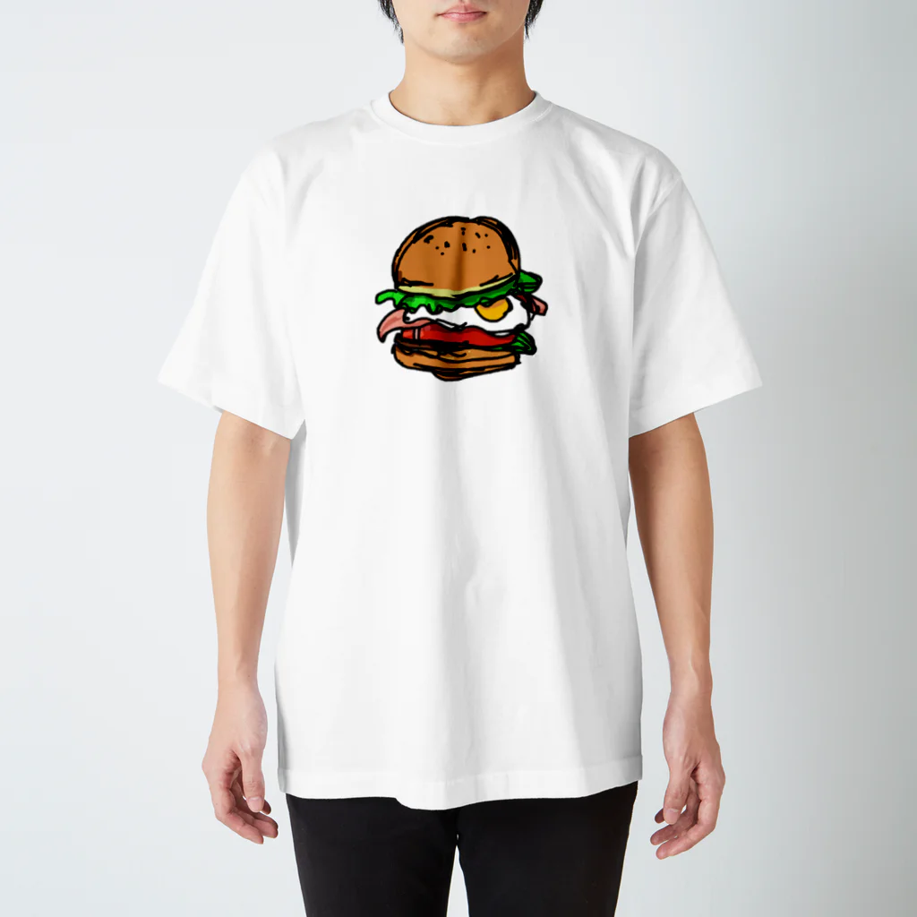 moguのハンバーガー スタンダードTシャツ