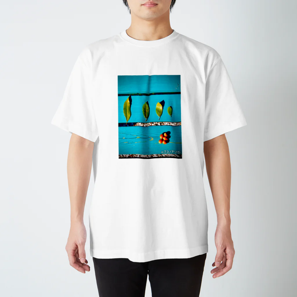 OsiOのムスコノアソビ【はっぱとドングリ】 Regular Fit T-Shirt
