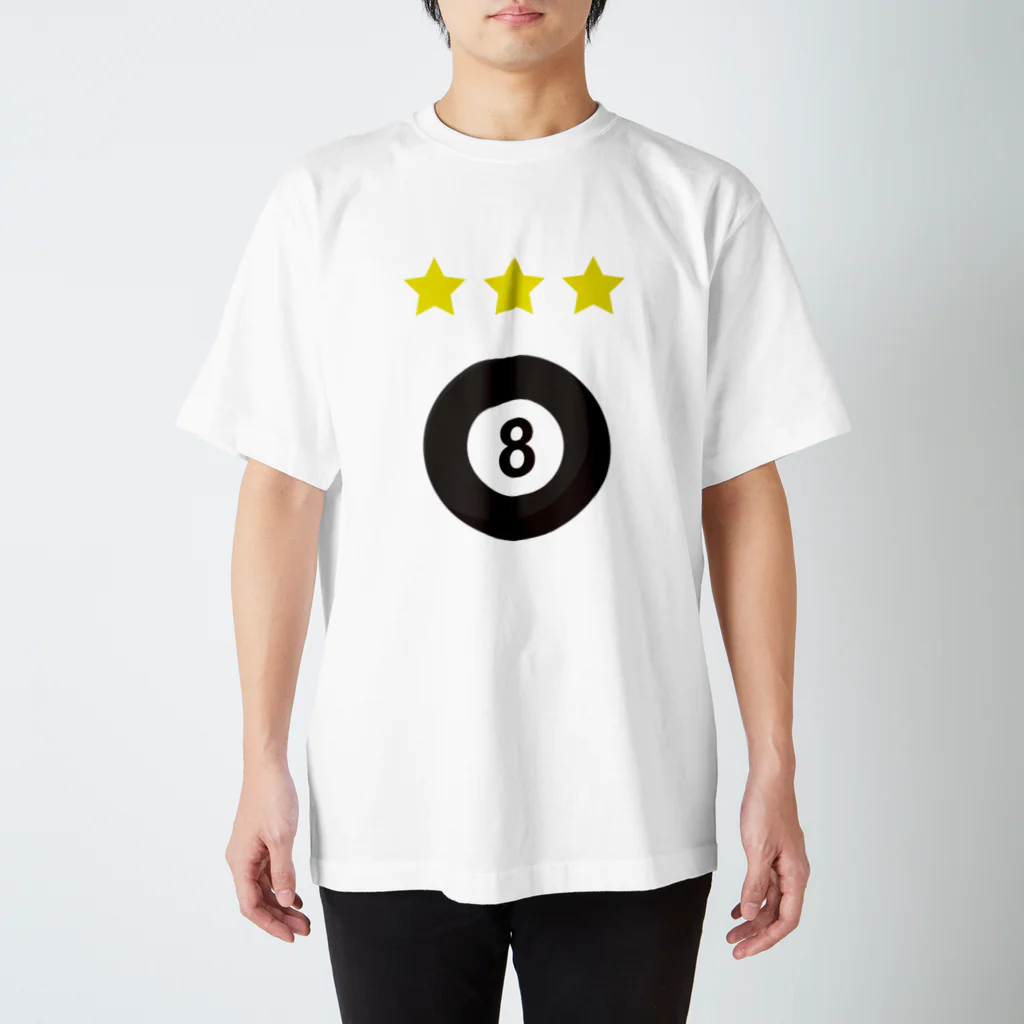 southernpeaseの8 Ball Star スタンダードTシャツ