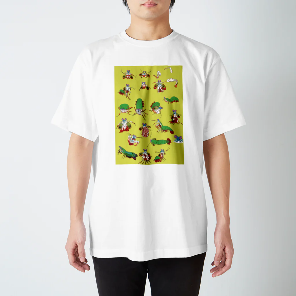 うじゃうじゃのモンハナシャコ スタンダードTシャツ