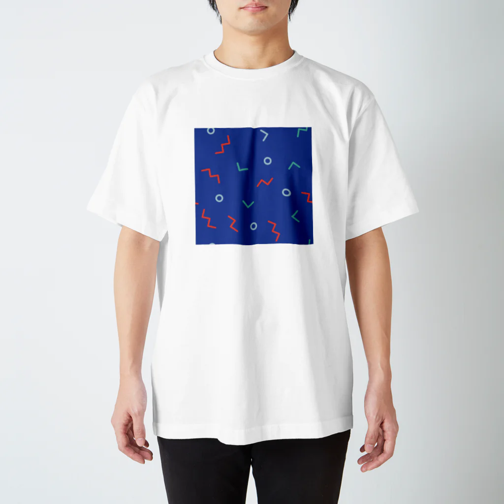 handdrawnのmenphis03 Regular Fit T-Shirt