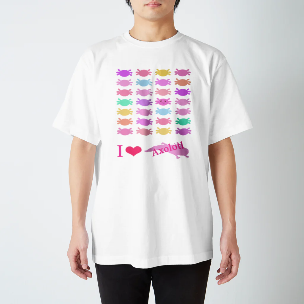 Parfait Manegeのパステルウーパールーパー スタンダードTシャツ