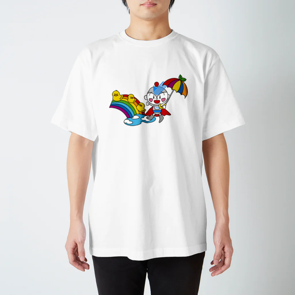 ユーミーマン_SUZURIショップの雨上がりのユーミーマン Regular Fit T-Shirt