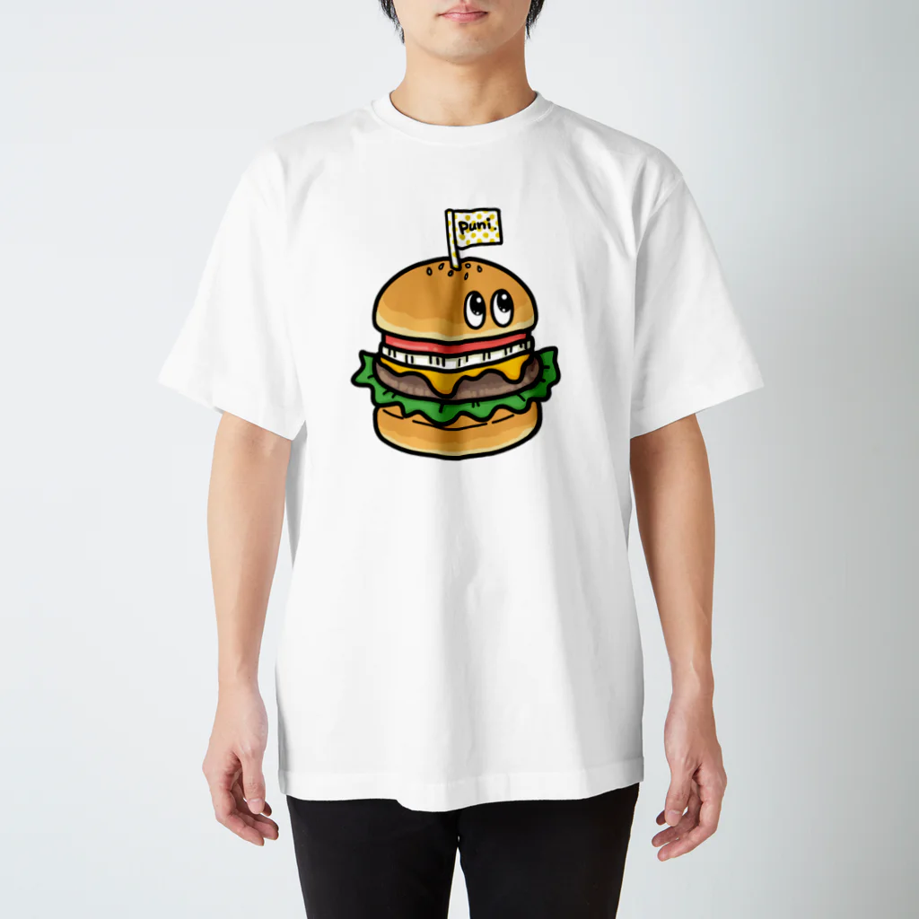 punimaamuのうまいハンバーガー スタンダードTシャツ