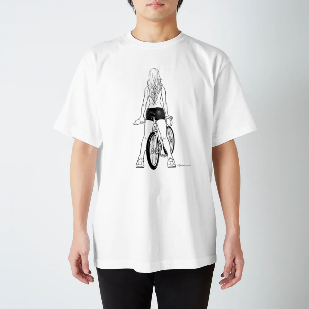 Generousのfixed bike スタンダードTシャツ