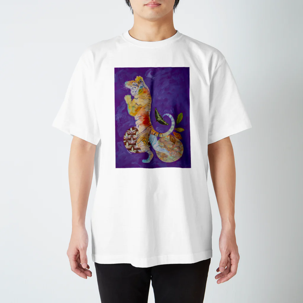 made blueのSumatra-Chocolate-Tiger design スタンダードTシャツ