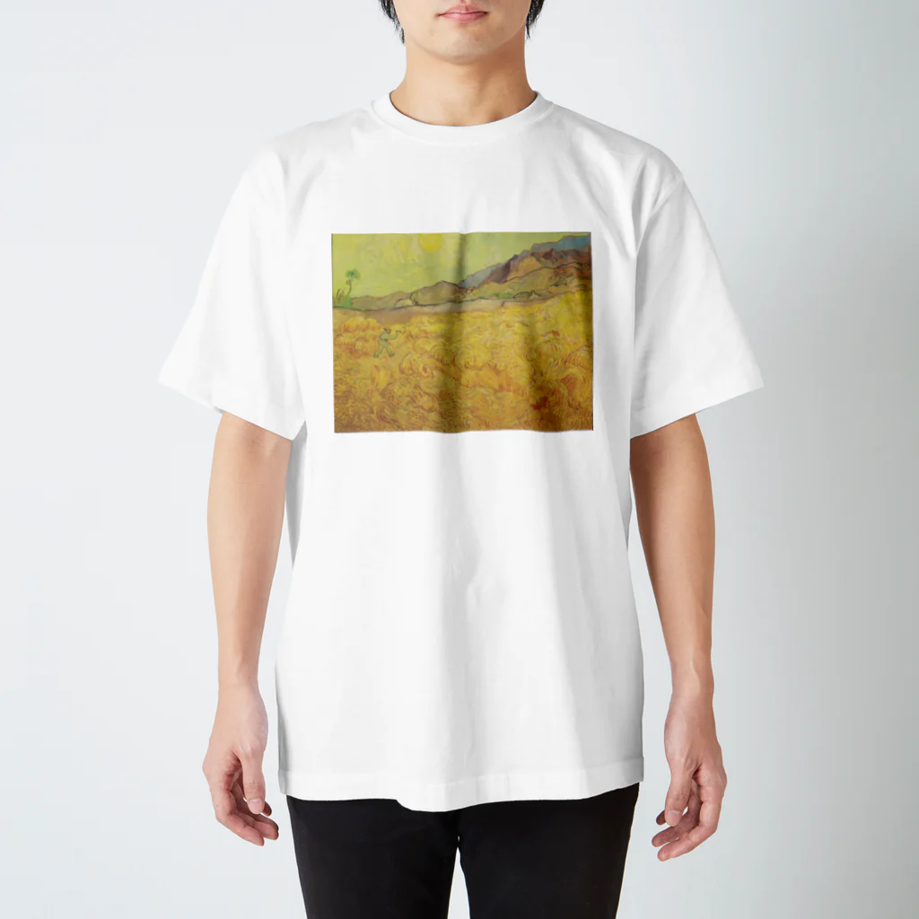 art-standard（アートスタンダード）のゴッホ / 『麦刈る男』1889年9月 スタンダードTシャツ