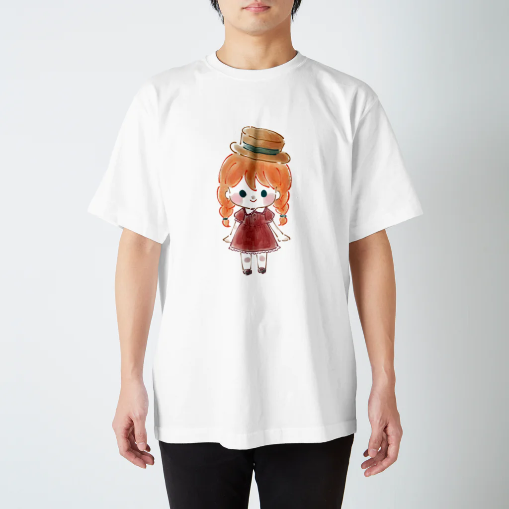 ててみゅの赤毛の子 スタンダードTシャツ