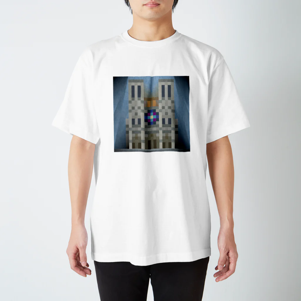 Takafumi Tsukamotoの パリ　ノートルダム大聖堂 Regular Fit T-Shirt