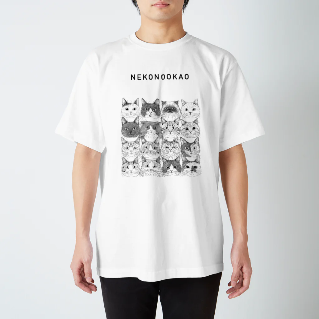 NEKO rtmentの第10回同窓会/NEKONOOKAO/16CATS Regular Fit T-Shirt