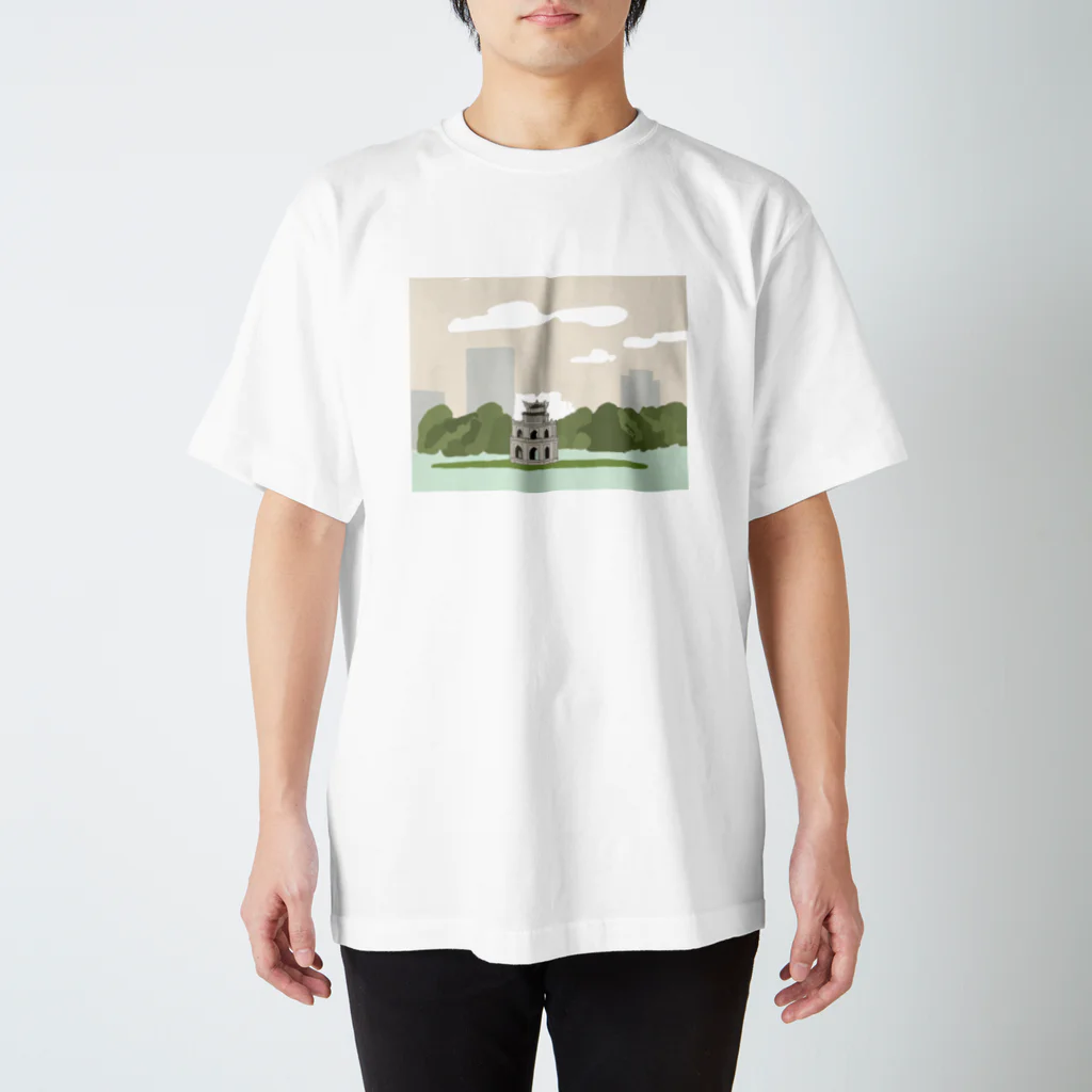 VIETSTAR★１０８のハノイ　亀の塔 スタンダードTシャツ