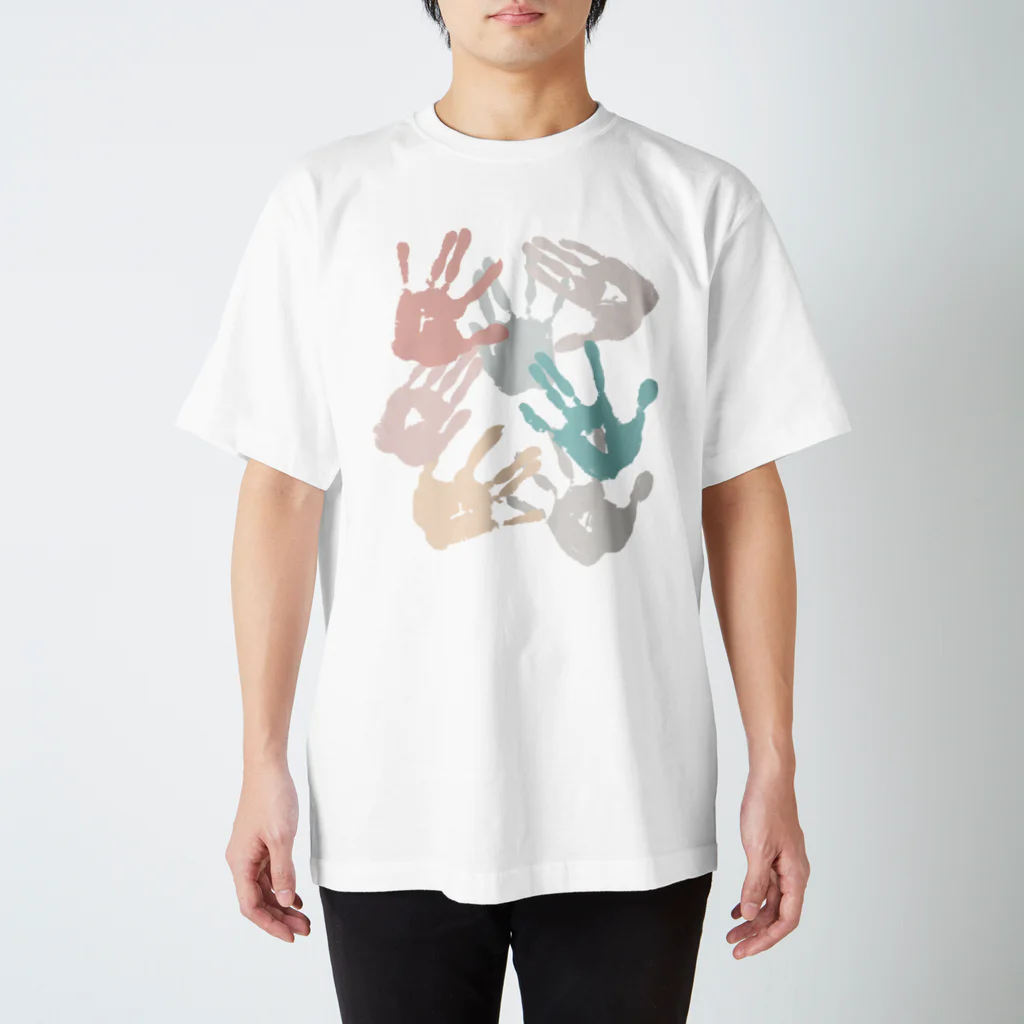 Sinshoku（シンショク）のhands -ソヨカゼ- スタンダードTシャツ