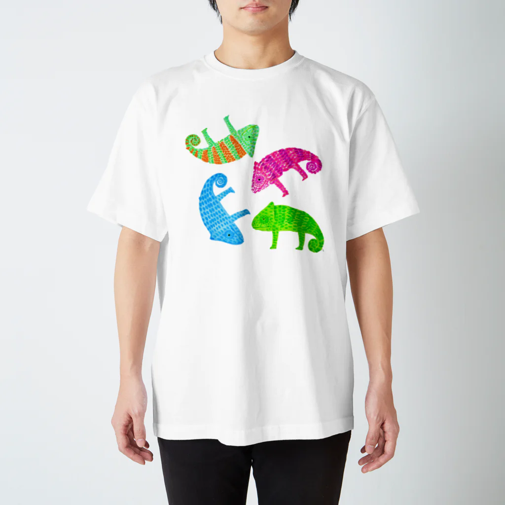 segasworksのゆるカメレオン スタンダードTシャツ