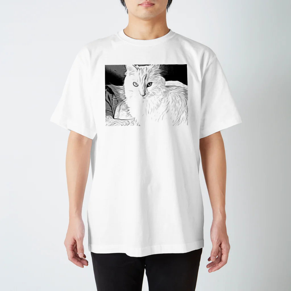 根本製作所の猫 スタンダードTシャツ