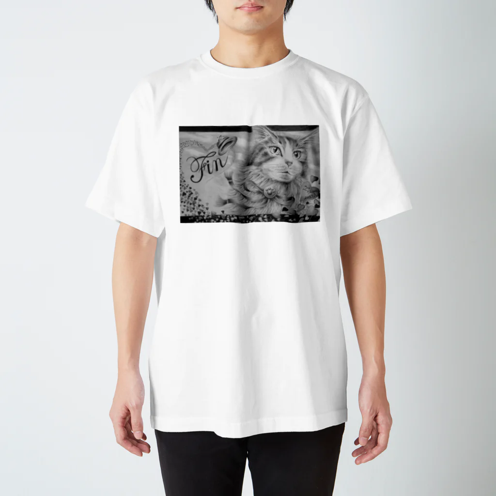 白石拓也の鉛筆画「ラストシーン」 スタンダードTシャツ