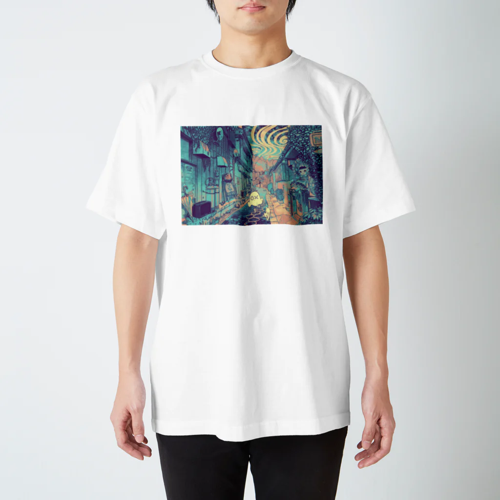 まくらたみのよりみちおばけ Regular Fit T-Shirt