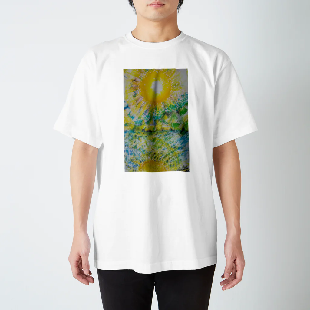 cdjd4のcdjd4　太陽と海 Regular Fit T-Shirt
