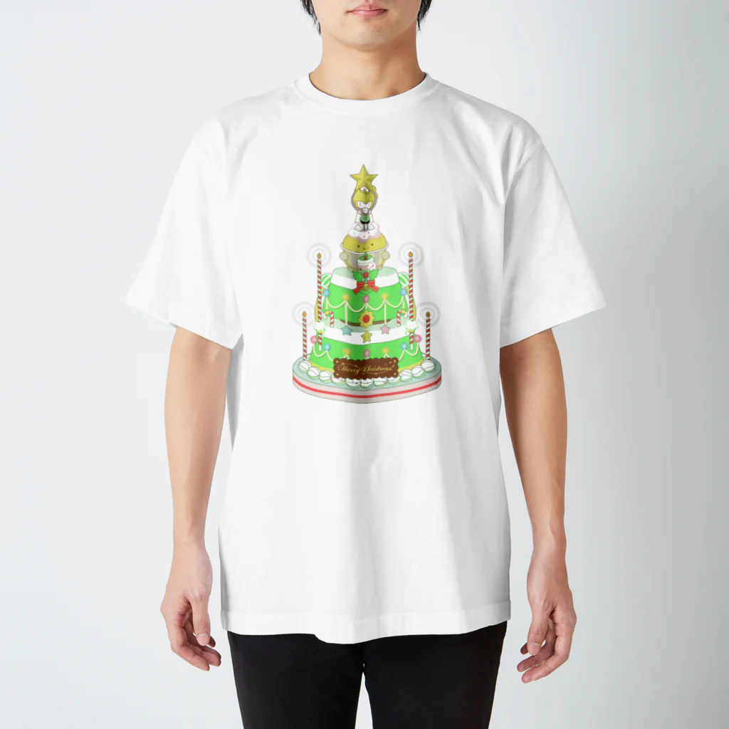 メルヘンダイバーのメレンゲドールの王子様とクリスマスケーキ スタンダードTシャツ