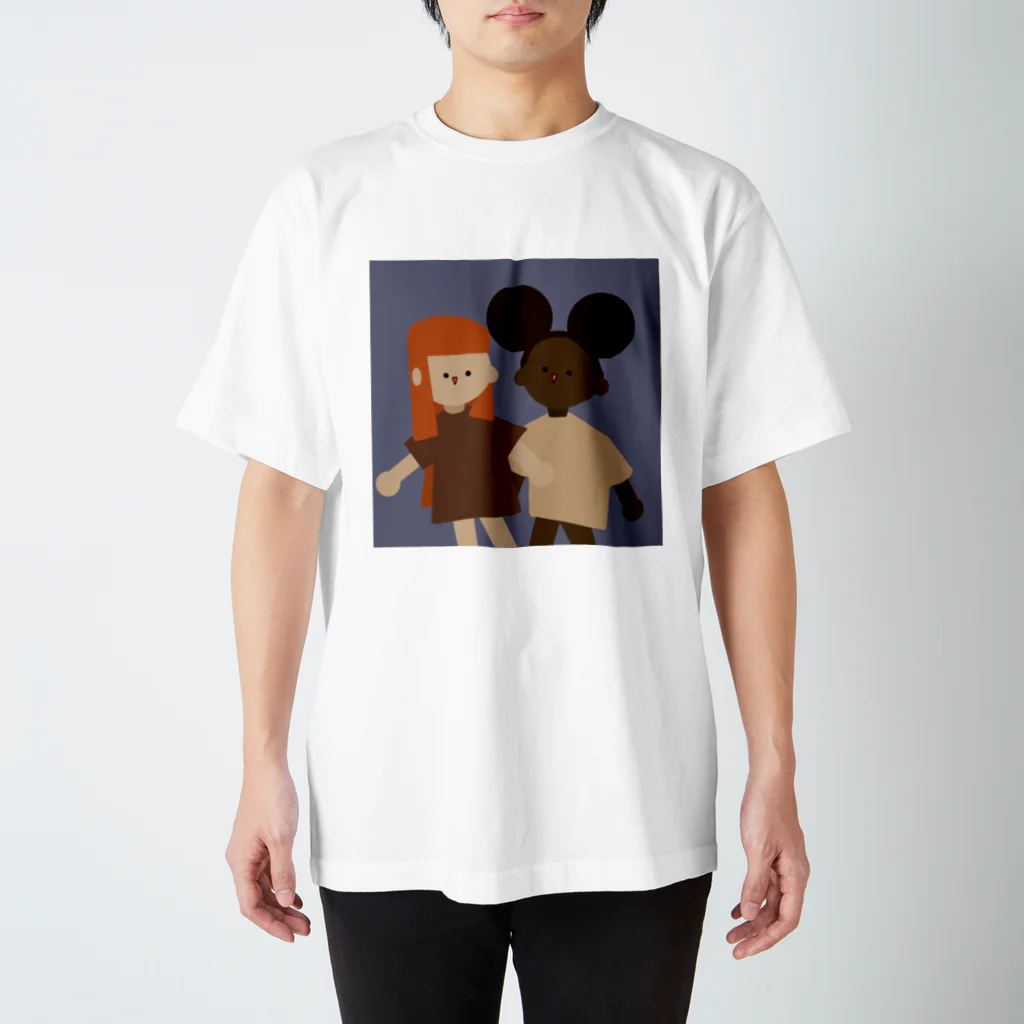 ごぼうラビットのSkin colors don't matter  スタンダードTシャツ