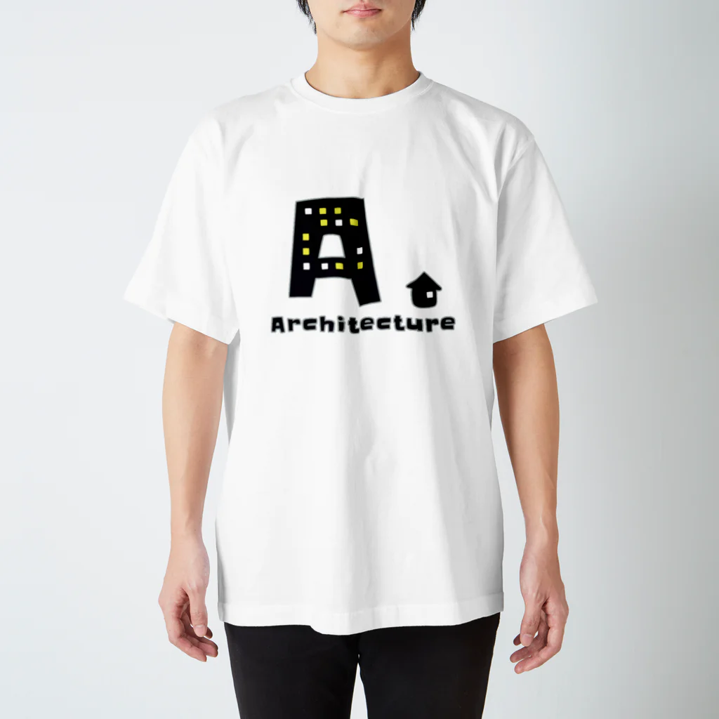 蜜ʕ•ﻌ•✻のArchitecture. スタンダードTシャツ