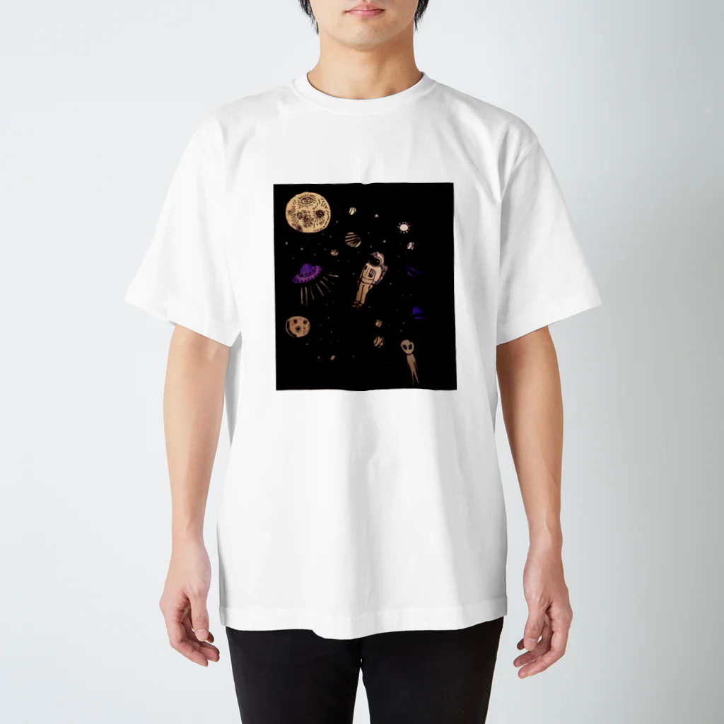 shouchikubai_tamerokuの宇宙飛行士O スタンダードTシャツ