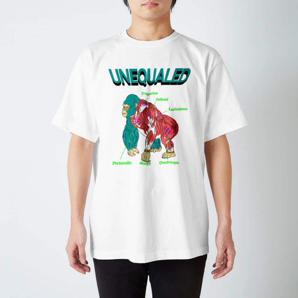 UNEQUALED/VERTEXの解剖学 スタンダードTシャツ