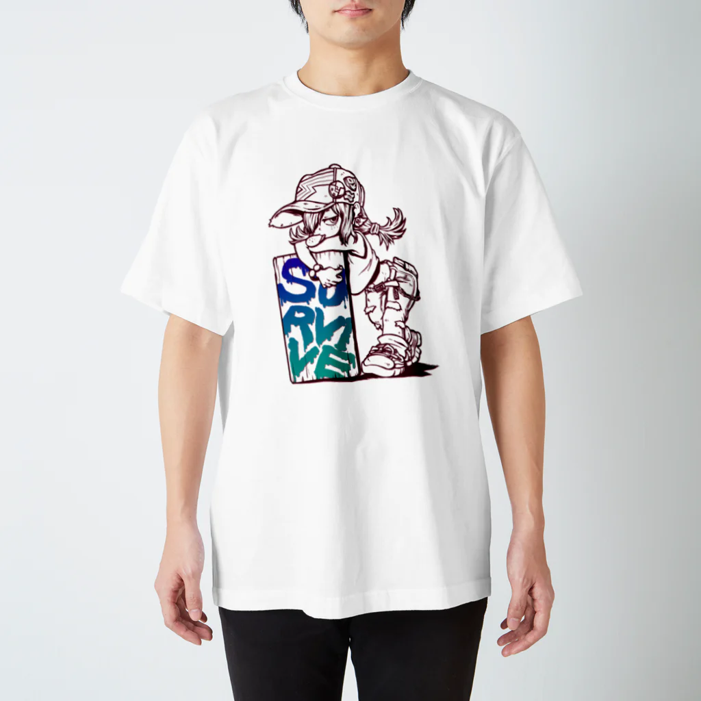 氷海屋のSURVIVE スタンダードTシャツ