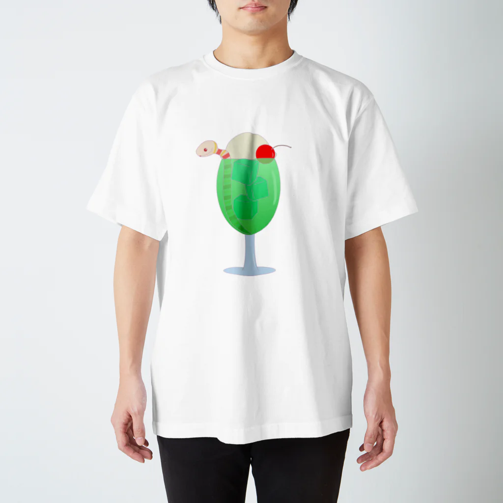 まきこのクリームソーダ スタンダードTシャツ