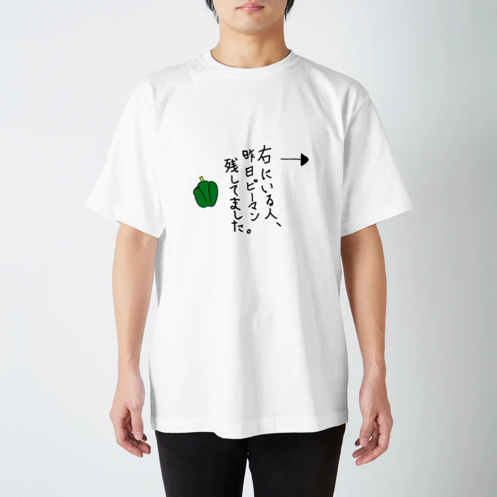 sorashiranu-ame0662の右にいる人に影響を与える服 スタンダードTシャツ