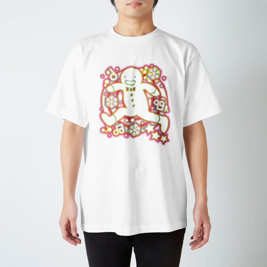 AURA_HYSTERICAのThe_Gingerbread_Man スタンダードTシャツ