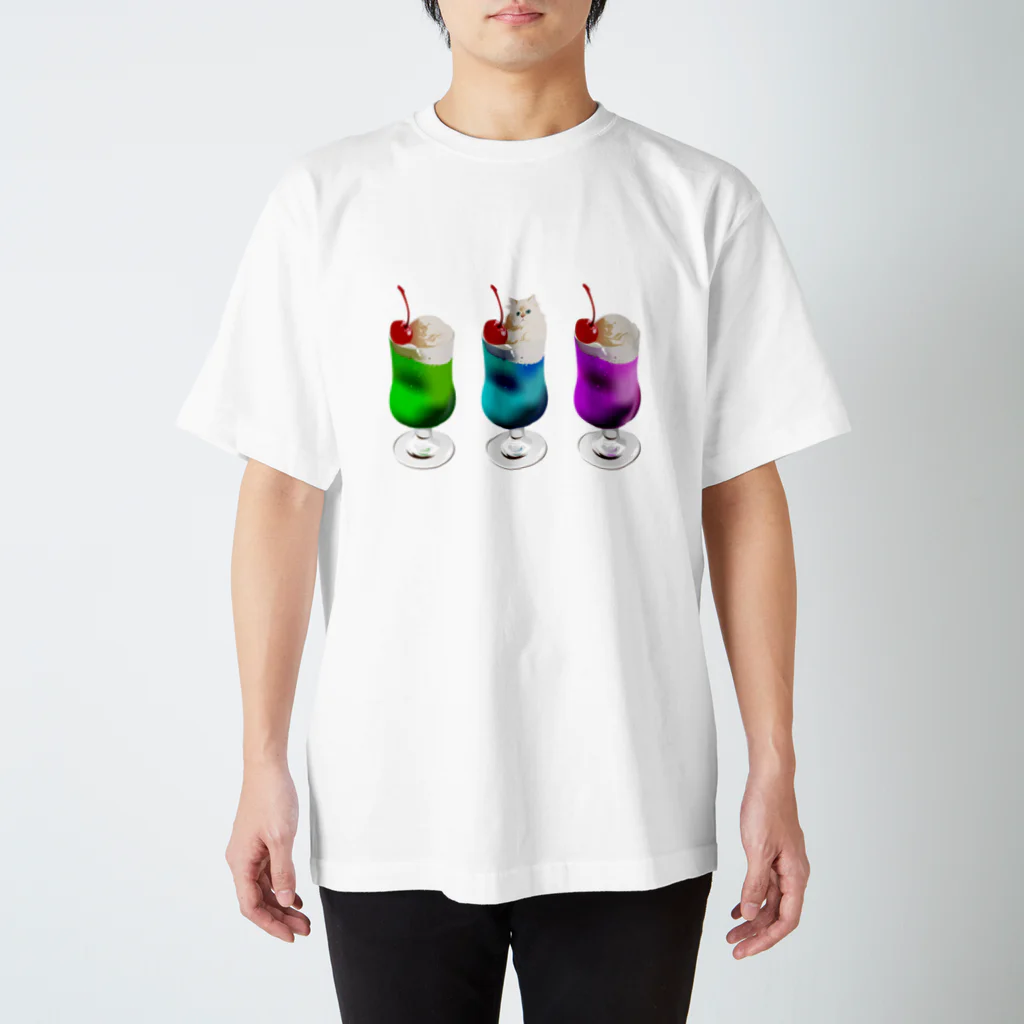 monetのCat cream soda ! Regular Fit T-Shirt