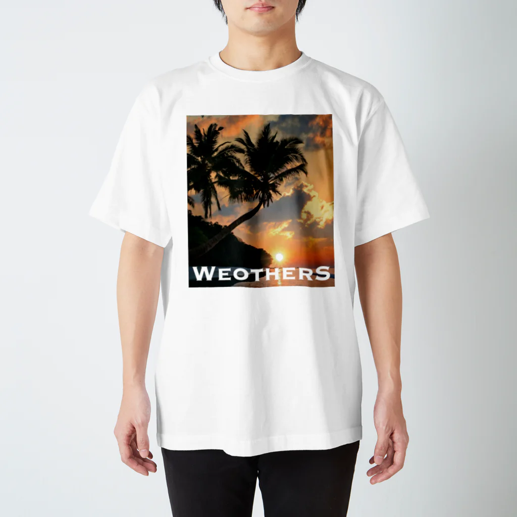 We otherSのWe otherS sunset print  Regular Fit T-Shirt