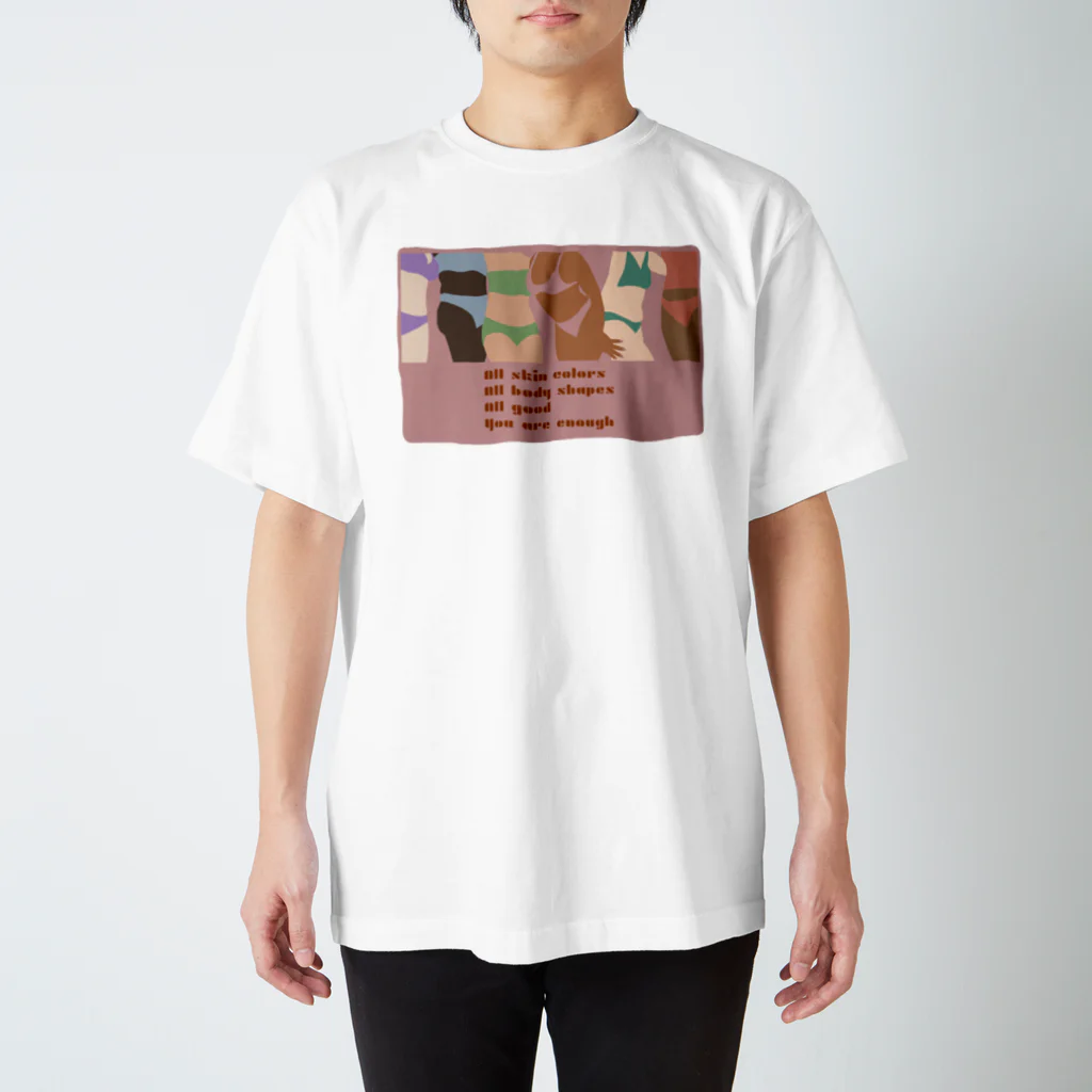 Designed by AoiのYou are enough  スタンダードTシャツ