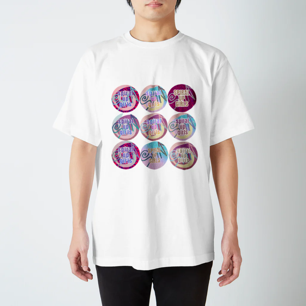 kaokao spiral upのspiral up girls スタンダードTシャツ