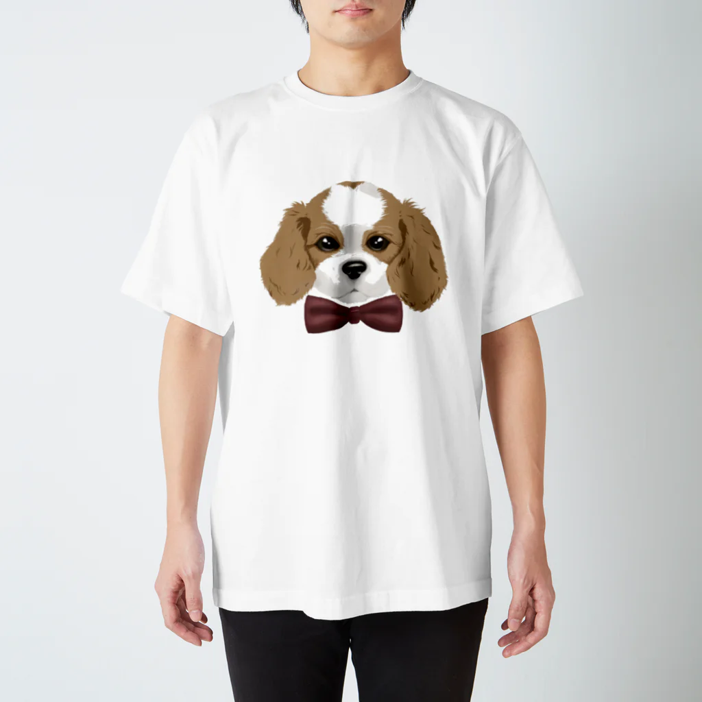 はーとふるまうすのキャバリアpuppy Regular Fit T-Shirt