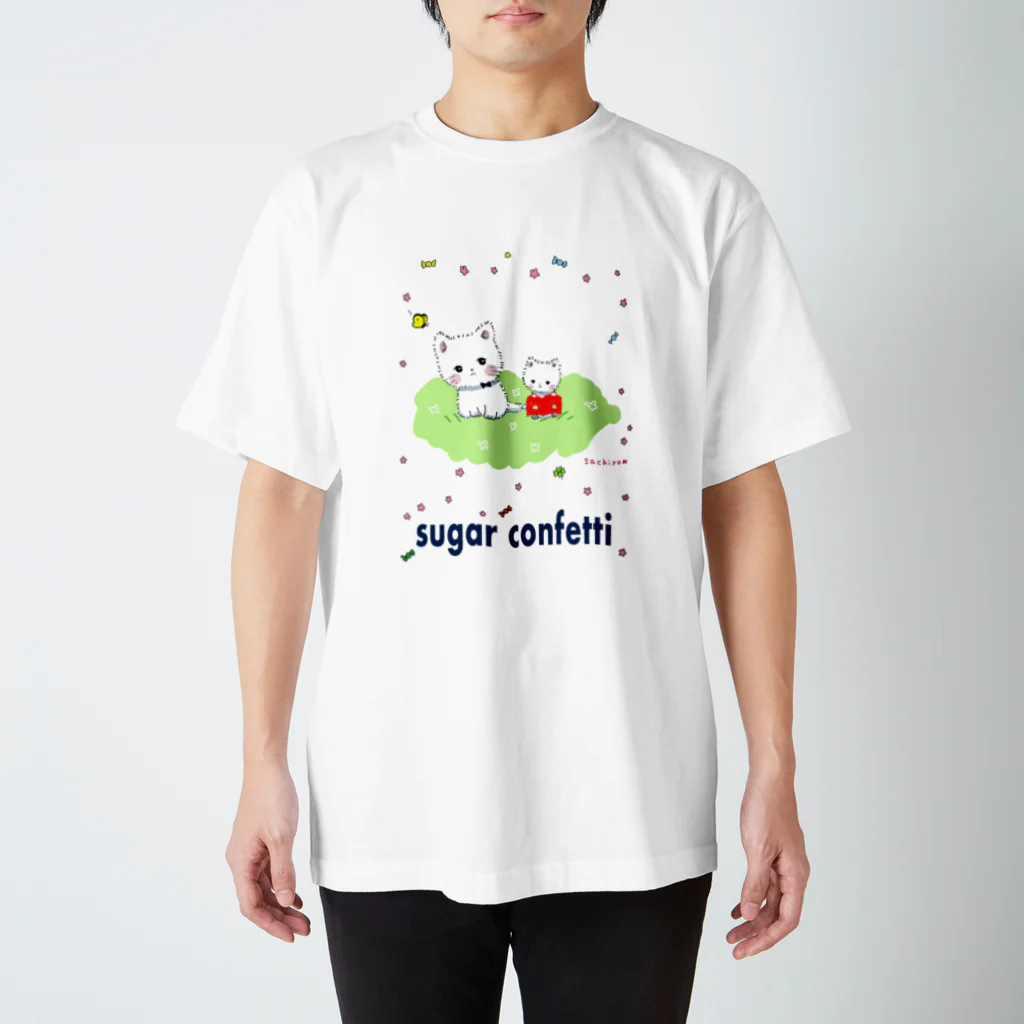 さちよ　感情を描く絵本作家のおさとうねこちゃん スタンダードTシャツ