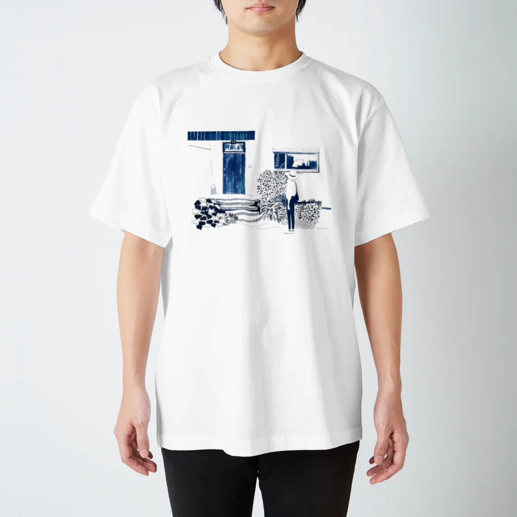 fujirooll SUZURI SHOPのALVAR AALTO　自邸 Regular Fit T-Shirt