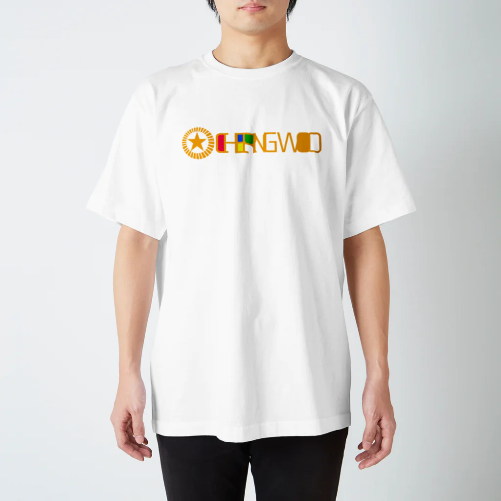 CHERING  WOO/チェリングウーのキラメキのウー記号 スタンダードTシャツ