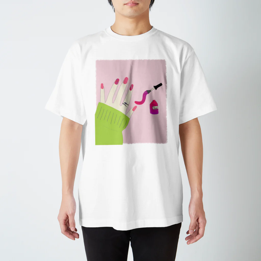 まきこのヘビ鱗ネイル スタンダードTシャツ