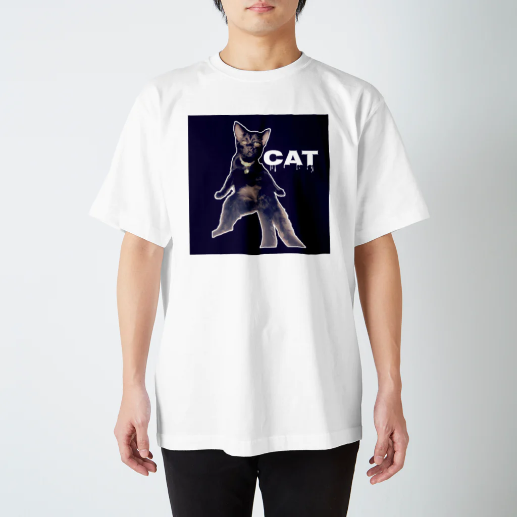 佳石（かせき）のおCATちゃん スタンダードTシャツ